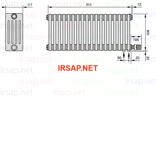 Радиатор IRSAP Tesi 50600/18 T26 CL 01